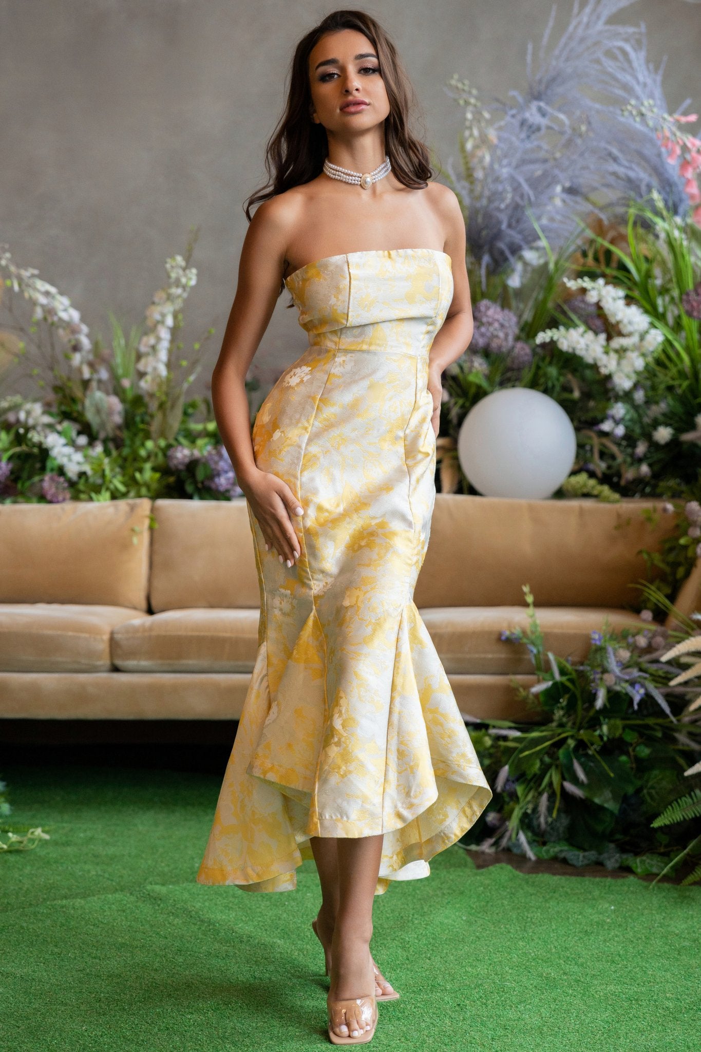 LEMON-FLORAL-MIDI-DRESS