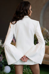 WHITE-EMBELLISHED-BLAZER-DRESS